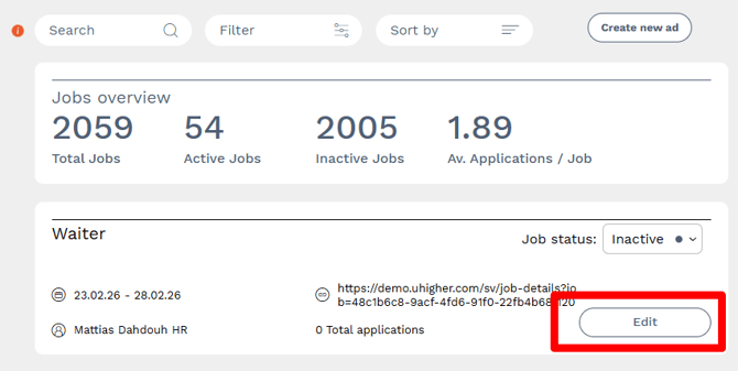 change status edit